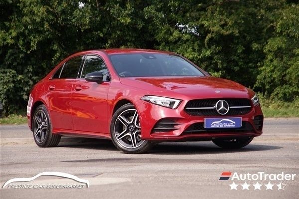Red Used 2021 Mercedes A250 AMG line Sedan | £23,519 (Expensive) - Image 1/1