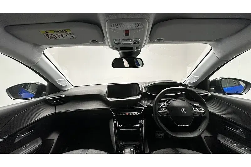 Used Peugeot e-208 Allure Premium 100 kW (136 HP) 2022 Blue Hatchback
