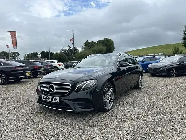 Used Mercedes E220 AMG line 2017 Black Estate