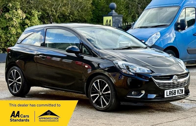 Used Vauxhall Corsa 90 HP (66 kW) 2018 Black Hatchback