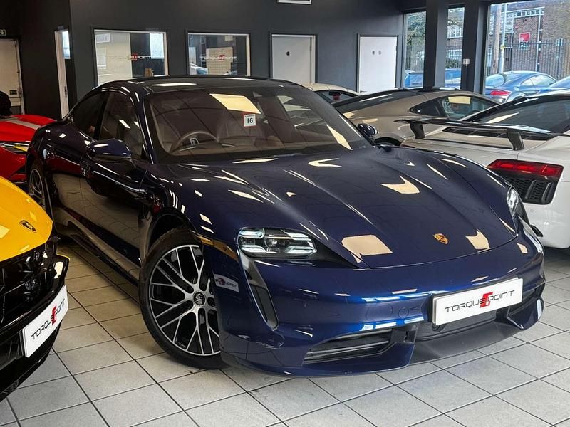 Used Porsche Taycan Performance Package 559 kW (761 HP) 2020 Blue Coupe