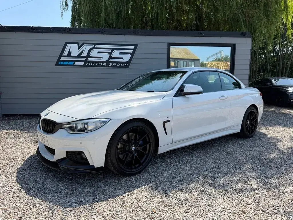 Used BMW 420 Cabriolet M Sport 190 HP (139 kW) 2017 White Cabriolet
