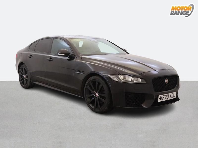 Black Used 2020 Jaguar XF Chequered Flag Sedan | £20,895 (Expensive) - Image 1/4