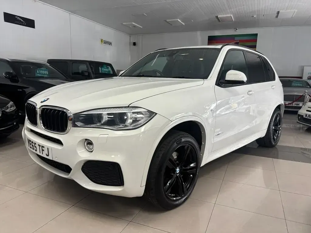 Used BMW X5 M Sport 258 HP (189 kW) 2015 White SUV