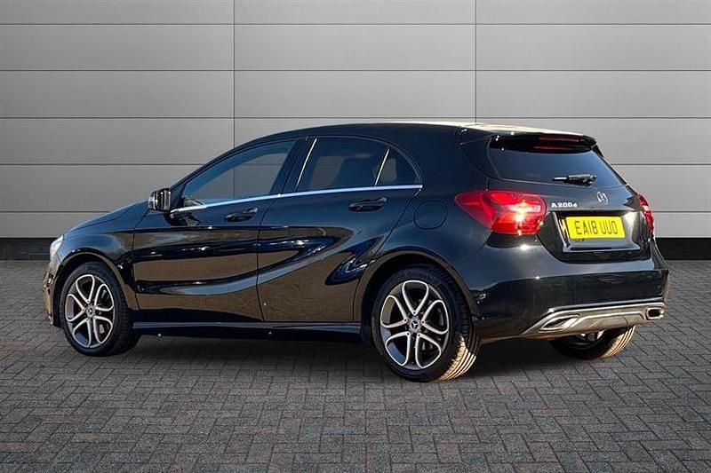 Used Mercedes A200 Sport Edition 136 HP (100 kW) 2018 Cosmos black Hatchback