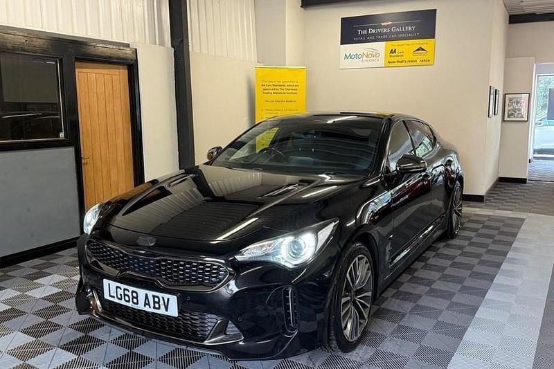 Black Used 2018 Kia Stinger GT-Line Hatchback | £12,395 (Fair price) - Image 1/1