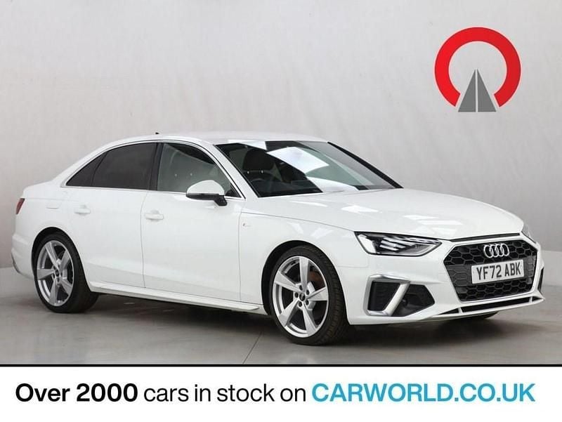 Used Audi A4 S-Line 150 HP (110 kW) 2022 White Sedan