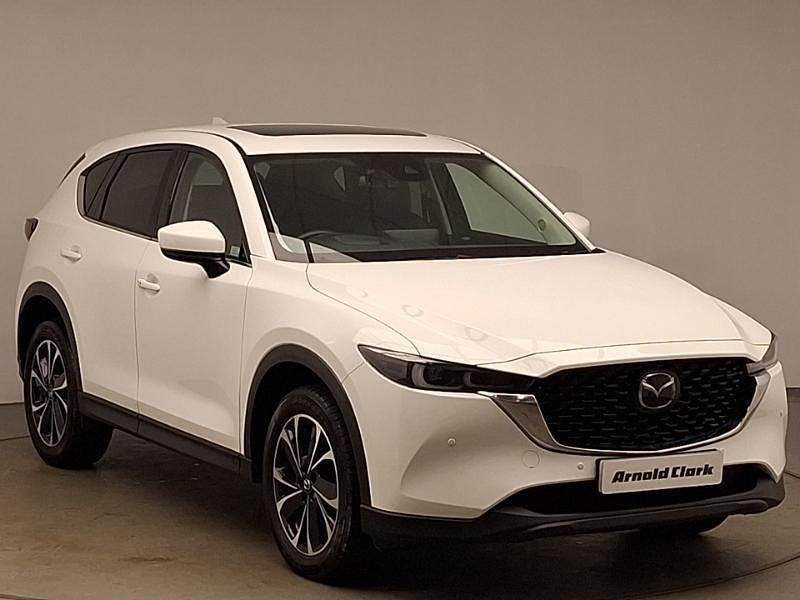 White Used 2022 Mazda CX-5 Edition SUV | £20,498 (Fair price) - Image 1/4