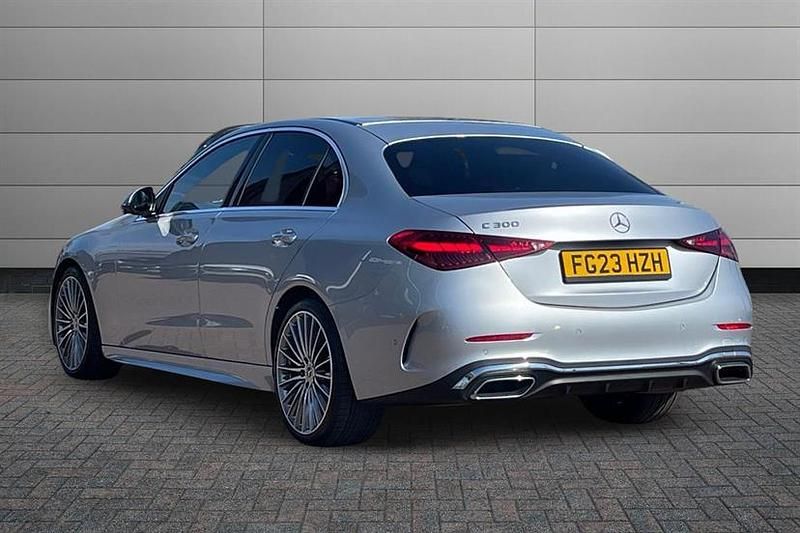Used Mercedes C300 AMG Line Premium 258 HP (189 kW) 2023 High tech silver Sedan
