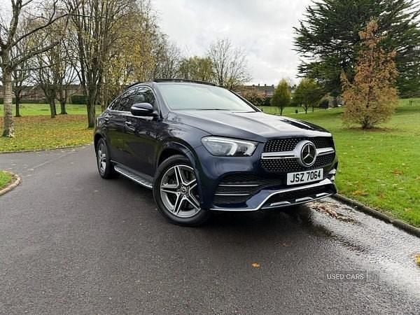Blue Used 2022 Mercedes GLE350 AMG line Coupe | £47,450 (Fair price) - Image 1/4