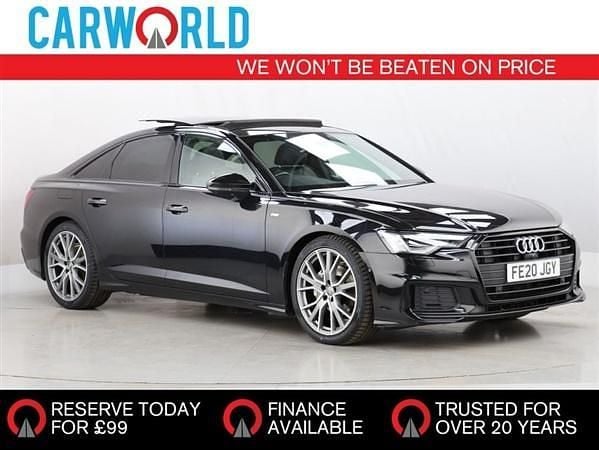 Black Used 2020 Audi A6 Black Edition Sedan | £16,380 (Good price) - Image 1/4