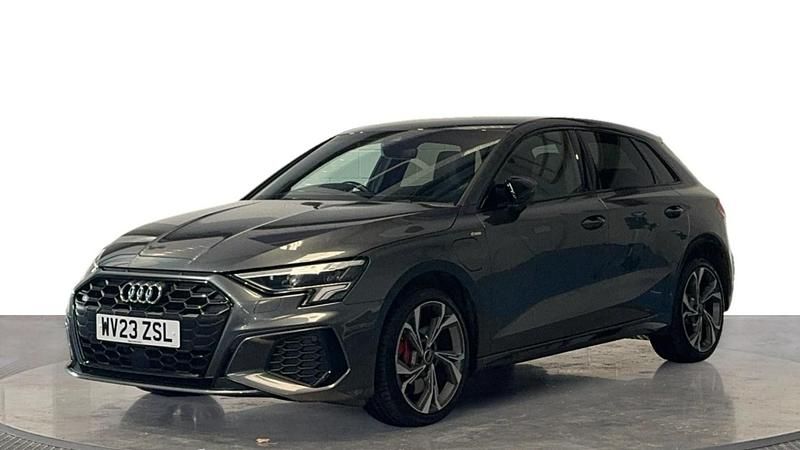 Grey Used 2023 Audi A3 Sportback e-tron Competition Sedan | £24,470 (A bit pricey) - Image 1/4