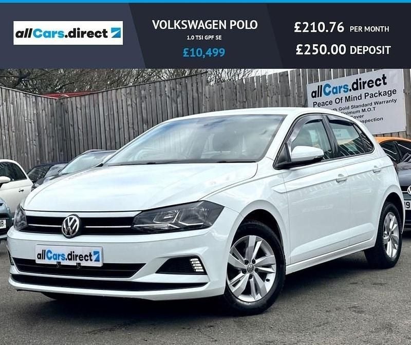 Usado VW Polo SE 95 HP (69 kW) 2019 Branco Citadino