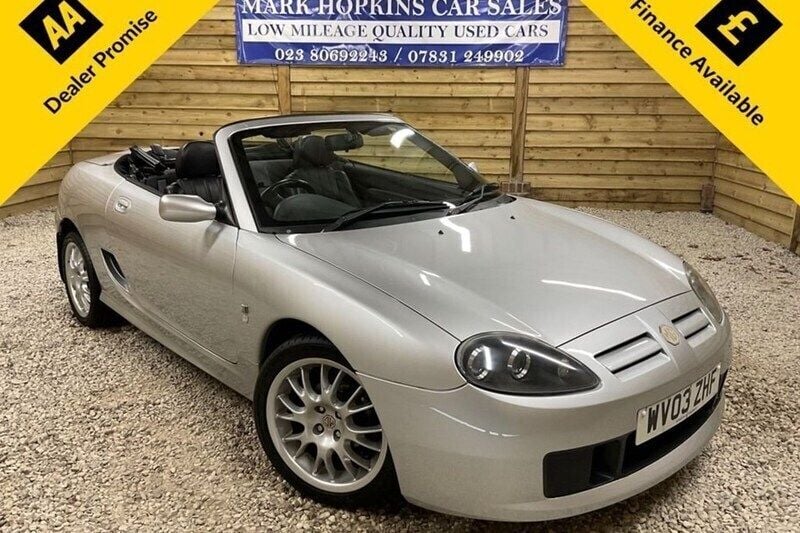 Used MG TF 135 HP (99 kW) 2003 Silver Cabriolet