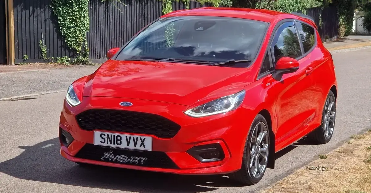 Used Ford Fiesta ST-Line 125 HP (91 kW) 2018 Red Hatchback