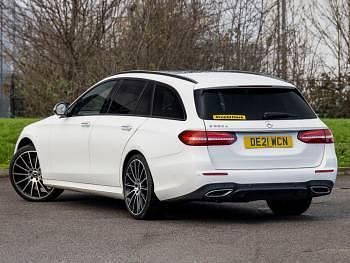 Used Mercedes E220 AMG line 194 HP (142 kW) 2021 White Coupe