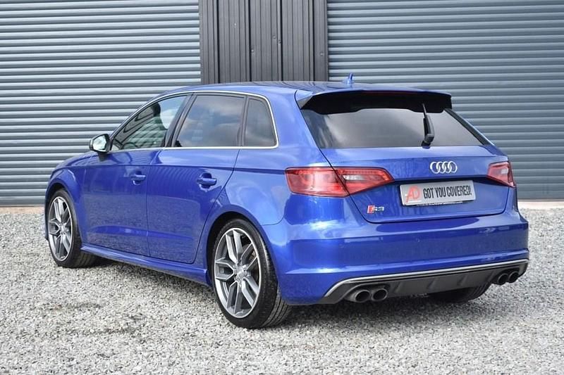 Used Audi S3 Sportback Design 300 HP (220 kW) 2015 Blue Hatchback