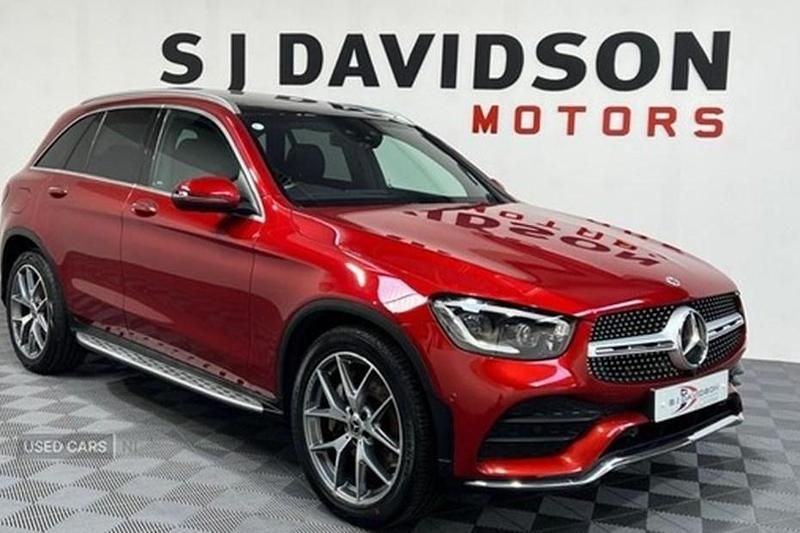 Red Used 2021 Mercedes GLC300 AMG Line Premium Estate | £28,795 (Fair price) - Image 1/1
