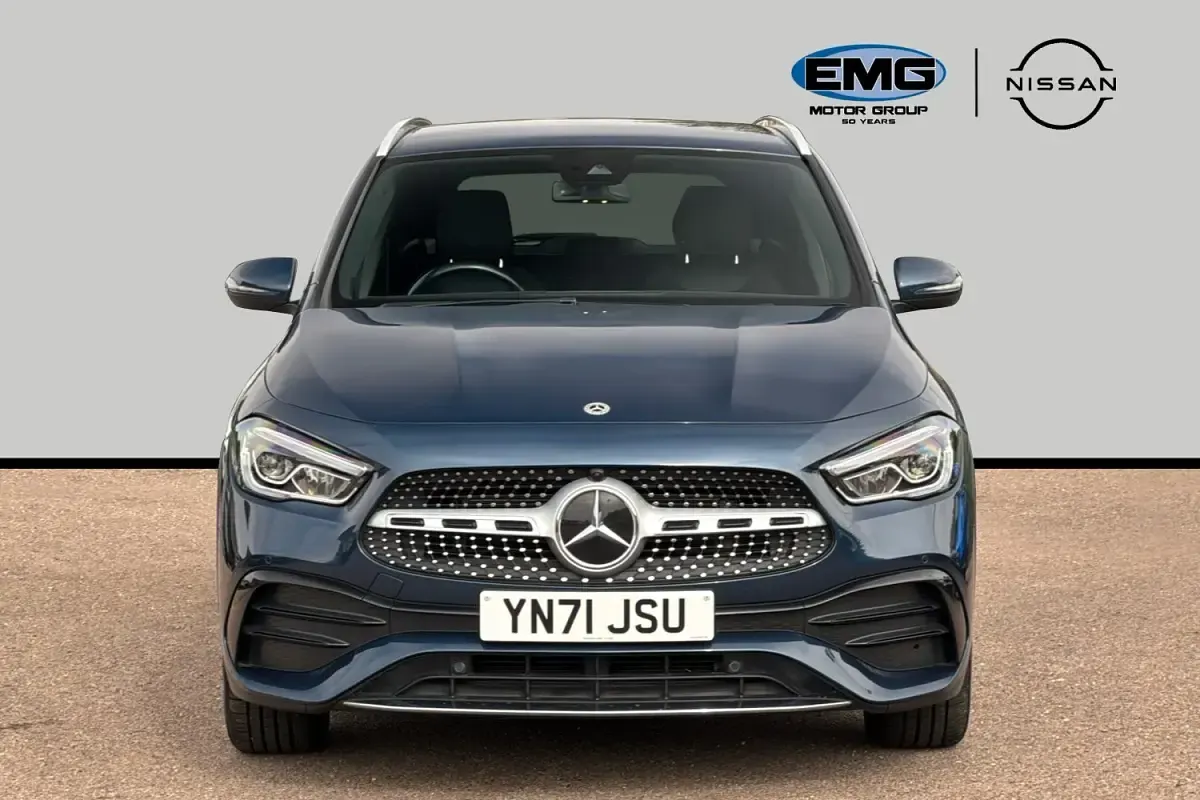Used Mercedes GLA200 AMG Line Premium 150 HP (110 kW) 2021 Blue SUV