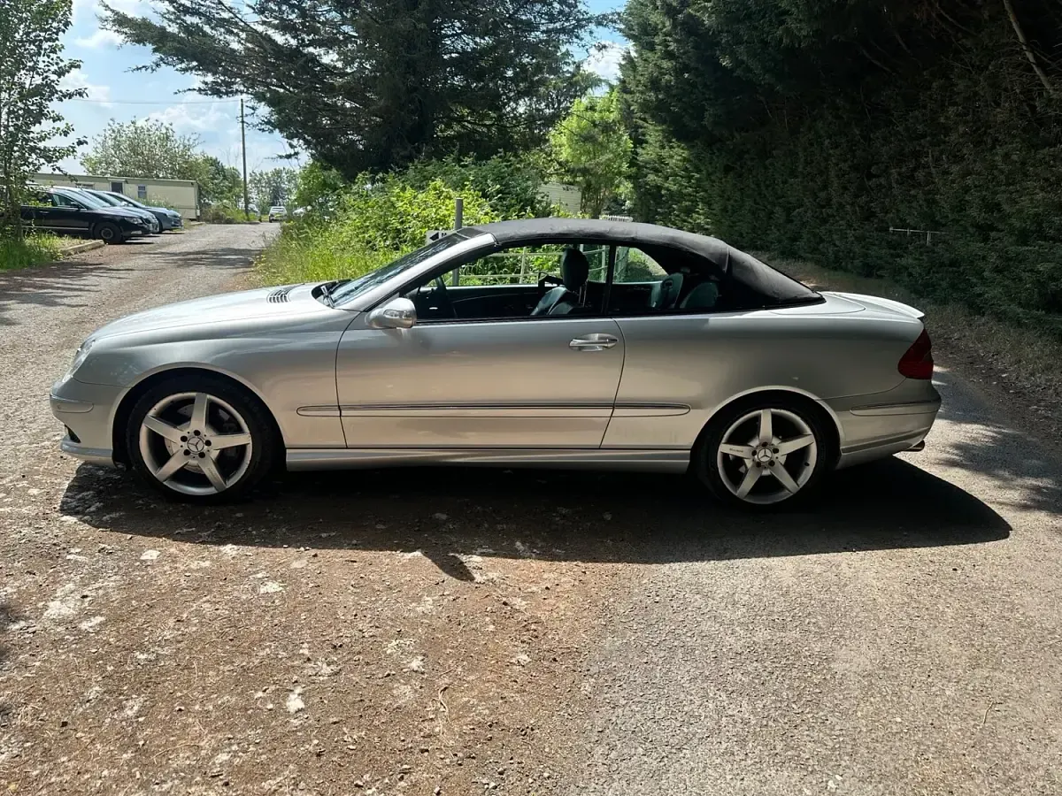 Used Mercedes CLK350 2007 Silver Cabriolet