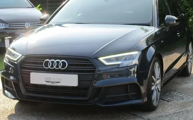 Used Audi A3 Sportback Black Edition 150 HP (110 kW) 2017 Blue Hatchback