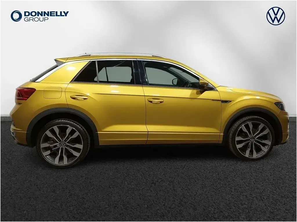 Gebraucht VW T-Roc R-line 150 PS (110 kW) 2021 Gelb SUV