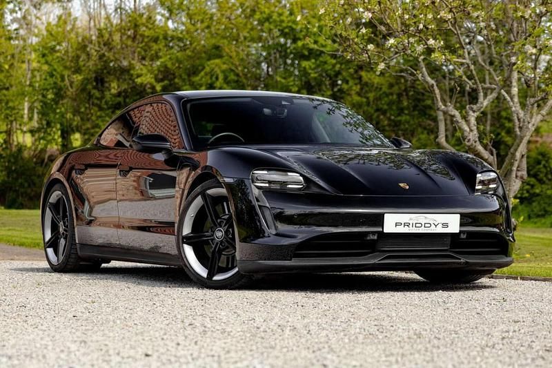 Used Porsche Taycan Performance Package 319 kW (435 HP) 2021 Black Sedan