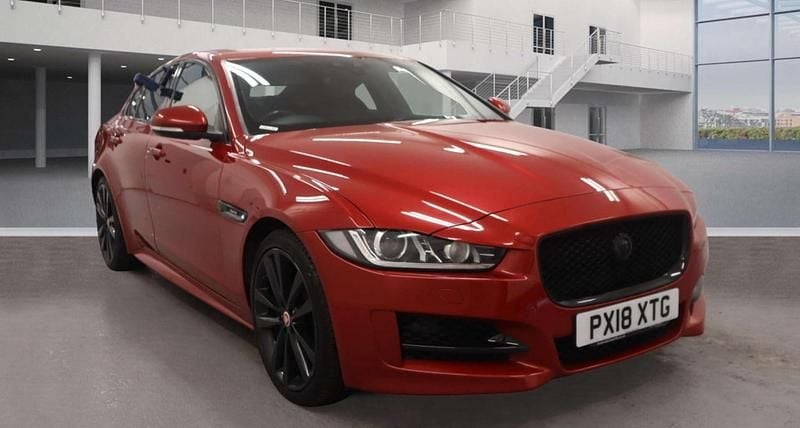 Red Used 2018 Jaguar XE Ingenium Sedan | £8,158 (Good price) - Image 1/1
