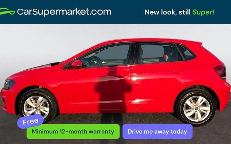 Used VW Polo SE 65 HP (47 kW) 2019 Red Hatchback