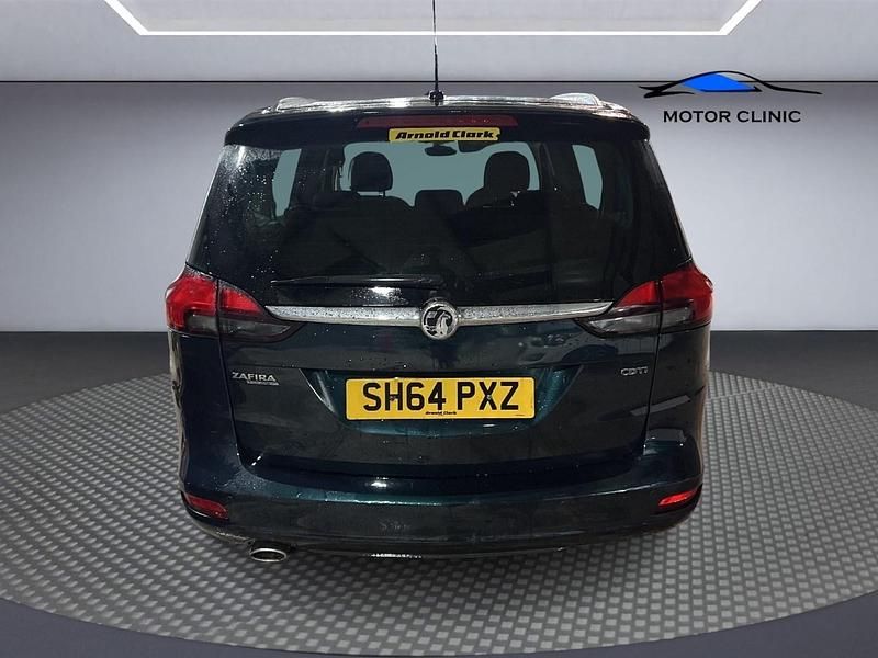 Used Vauxhall Zafira SRi 170 HP (125 kW) 2014 Green MPV