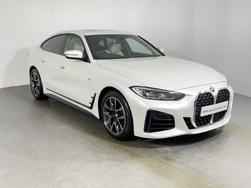 White Used 2022 BMW 420 Gran Coupé M Sport Coupe | £26,950 (Good price) - Image 1/4