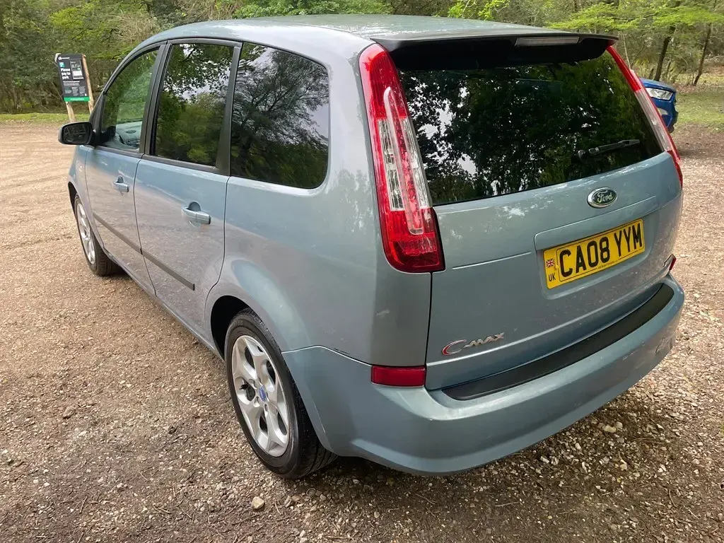 Begagnad Ford C-MAX Zetec 125 HK (91 kW) 2008 Blå Minibuss