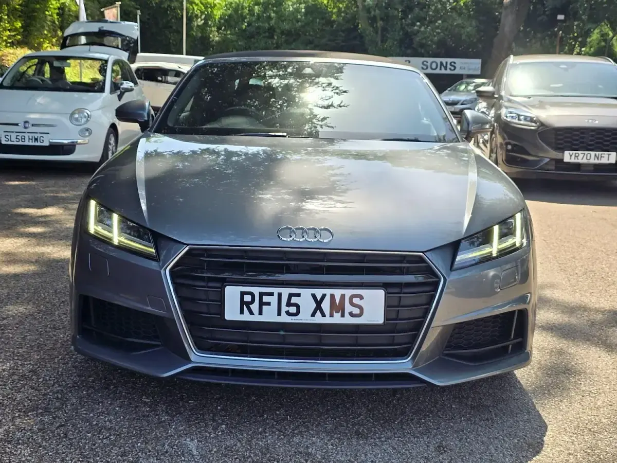 Used Audi TT Roadster S-Line 230 HP (169 kW) 2015 Grey Cabriolet