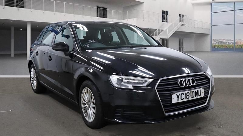 Black Used 2018 Audi A3 Sportback Hatchback | £7,494 (Good price) - Image 1/4