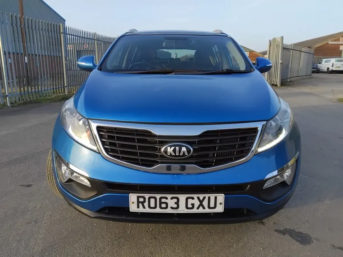 Usado Kia Sportage 115 HP (84 kW) 2013 Azul SUV