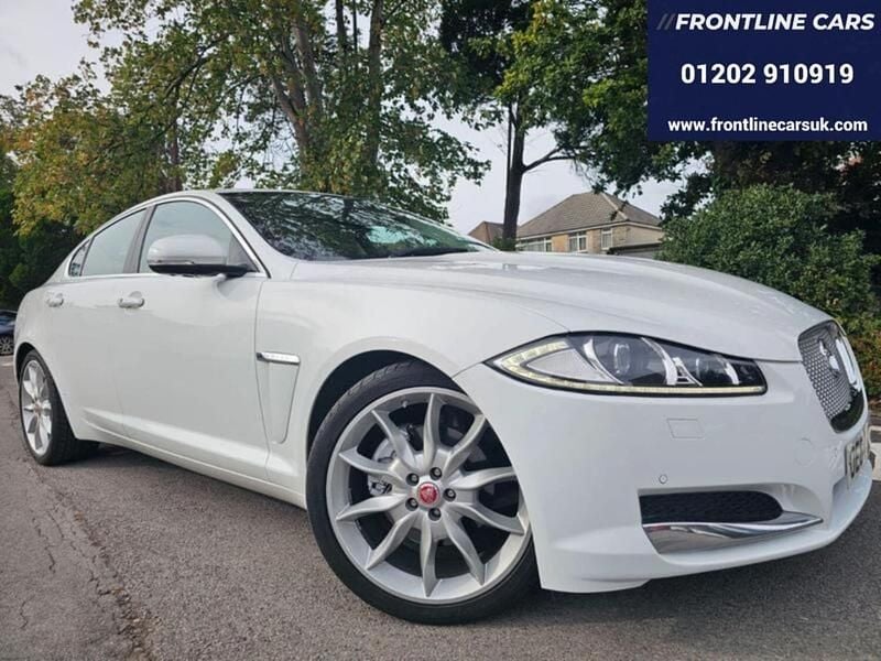 White Used 2014 Jaguar XF Portfolio Sedan | £8,995 (Expensive) - Image 1/4
