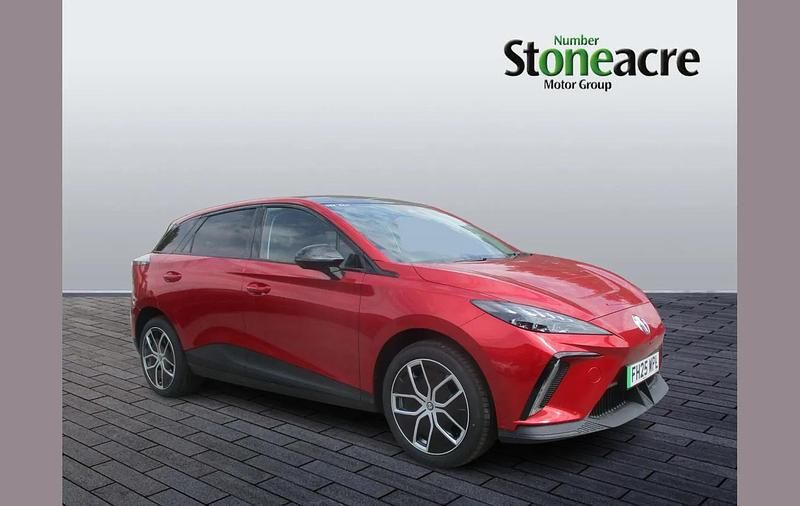 New MG MG4 EV Trophy 180 kW (245 HP) 2025 Red Hatchback