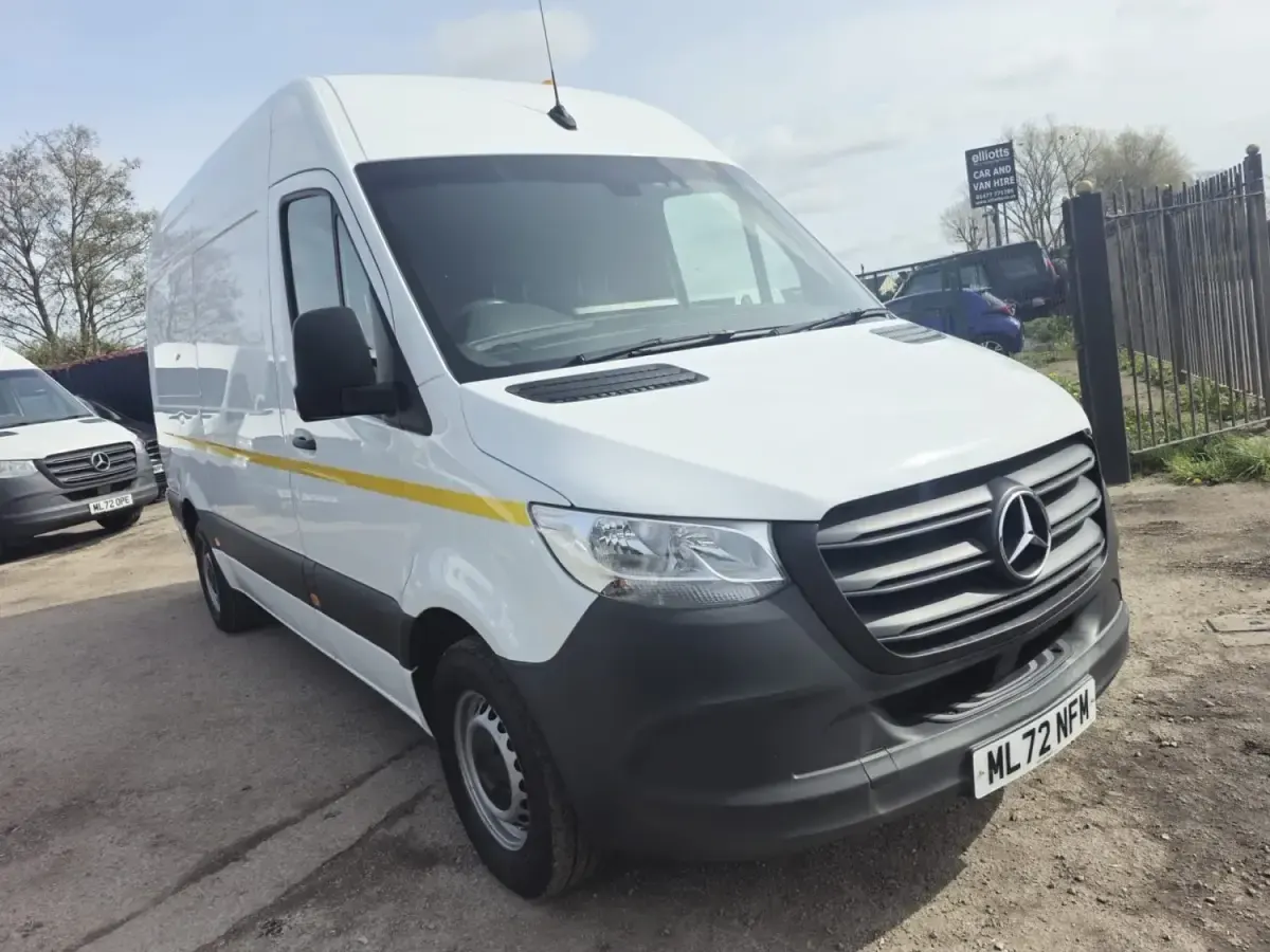 Begagnad Mercedes Sprinter Progressive 2022 Vit Van