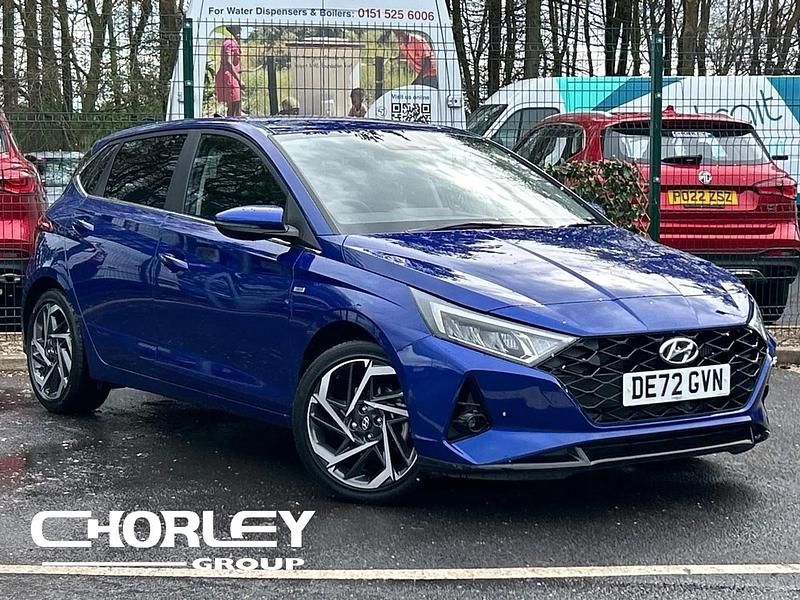 Used Hyundai i20 Premium 100 HP (73 kW) 2022 Blue Hatchback