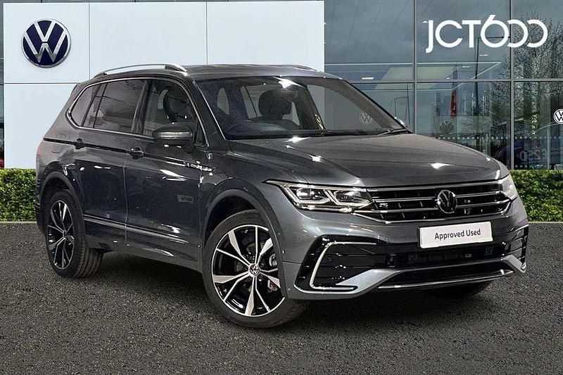 Grey Used 2024 VW Tiguan Allspace R-line SUV | £33,997 (Fair price) - Image 1/4