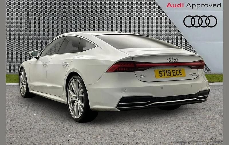 Used Audi A7 S-Line 228 HP (167 kW) 2019 White Hatchback
