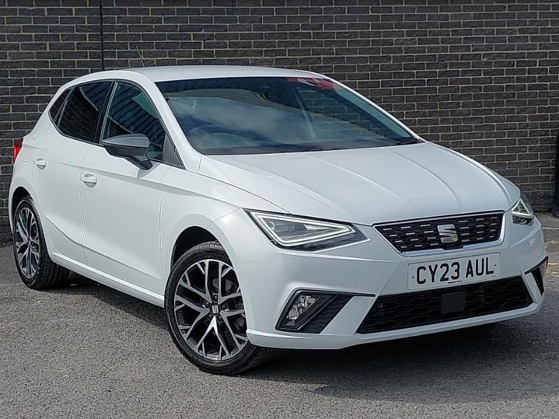 White Used 2023 Seat Ibiza XCELLENCE Hatchback | £16,998 (A bit pricey) - Image 1/4