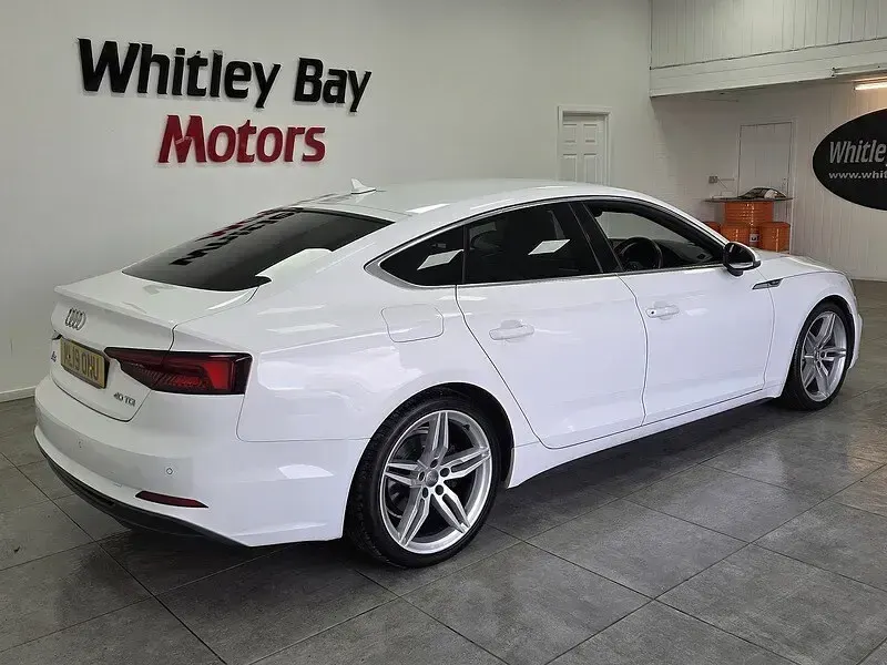Used Audi A5 S-Line 190 HP (139 kW) 2019 White Coupe