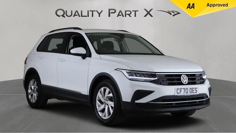 White Used 2021 VW Tiguan Life SUV | £14,696 (Good price) - Image 1/3