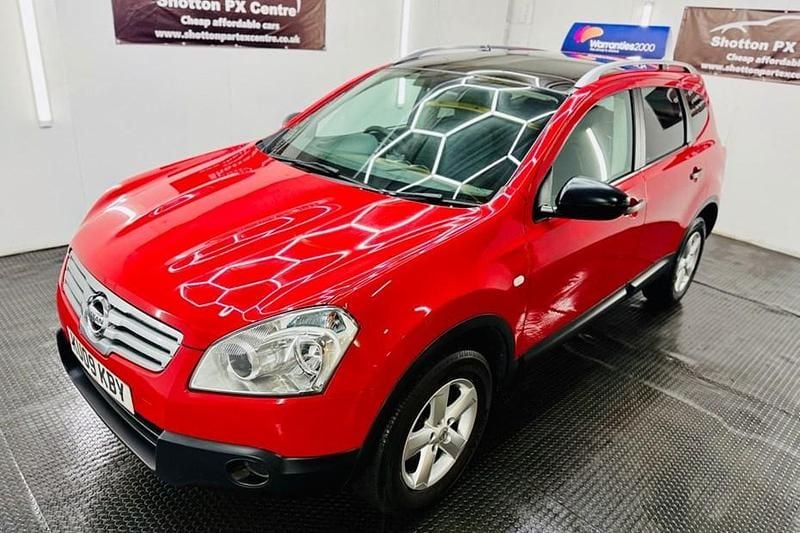 Used Nissan Qashqai +2 Visia 113 HP (83 kW) 2009 Red SUV