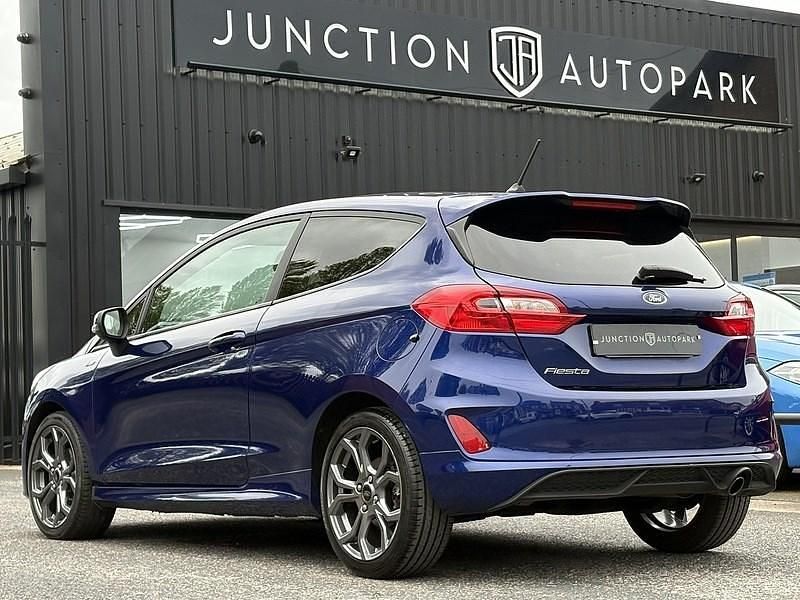 Used Ford Fiesta ST-Line 125 HP (91 kW) 2018 Blue Hatchback