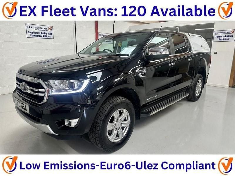 Black Used 2021 Ford Ranger Limited Pickup | £13,499 (Super price) - Image 1/3
