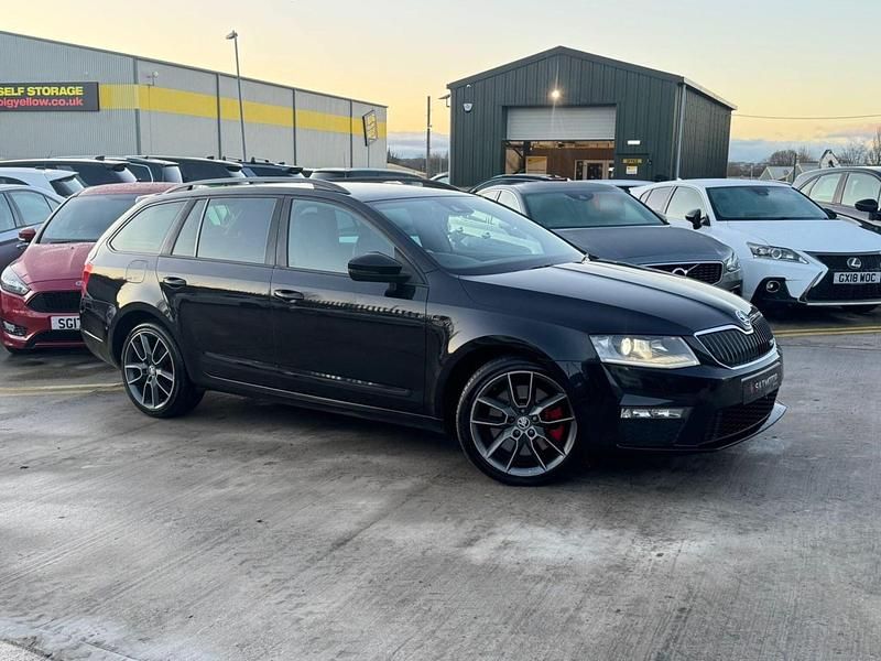 Used Skoda Octavia vRS 2015 Black Estate