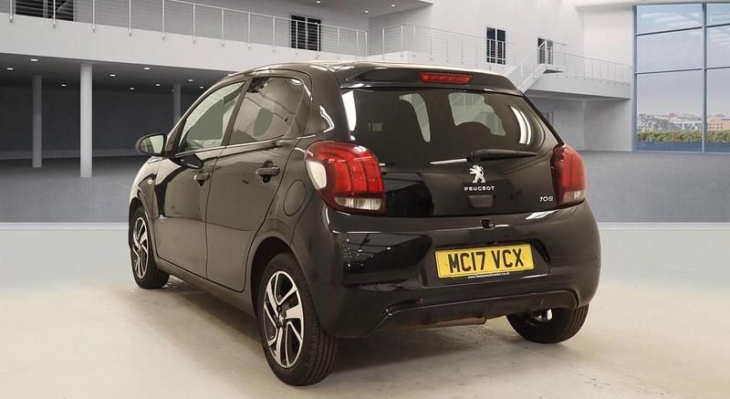Used Peugeot 108 Allure 82 HP (60 kW) 2017 Black Hatchback