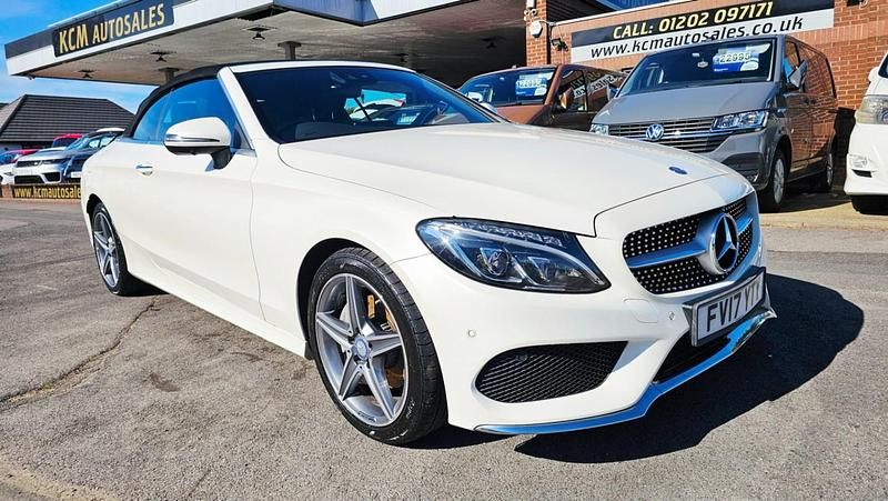 Usado Mercedes C220 AMG Line Premium Plus 2017 Branco Cabrios